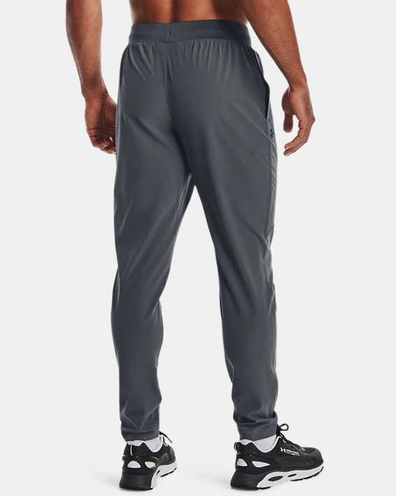 Men's UA Stretch Woven Pants, Gray, pdpMainDesktop image number 2